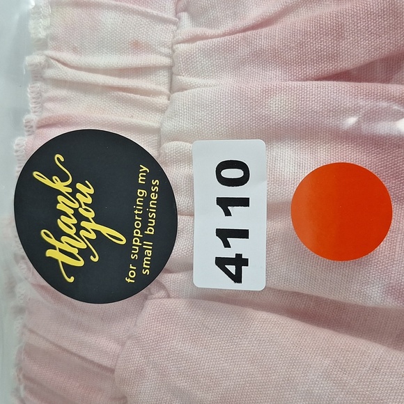 Chelsea & Violet NEW Linen Blend Coquette Pink Cottagecore Tiered Mini Skirt M - Picture 12 of 12